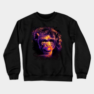 Monkey - Your rainbow animal guide Crewneck Sweatshirt